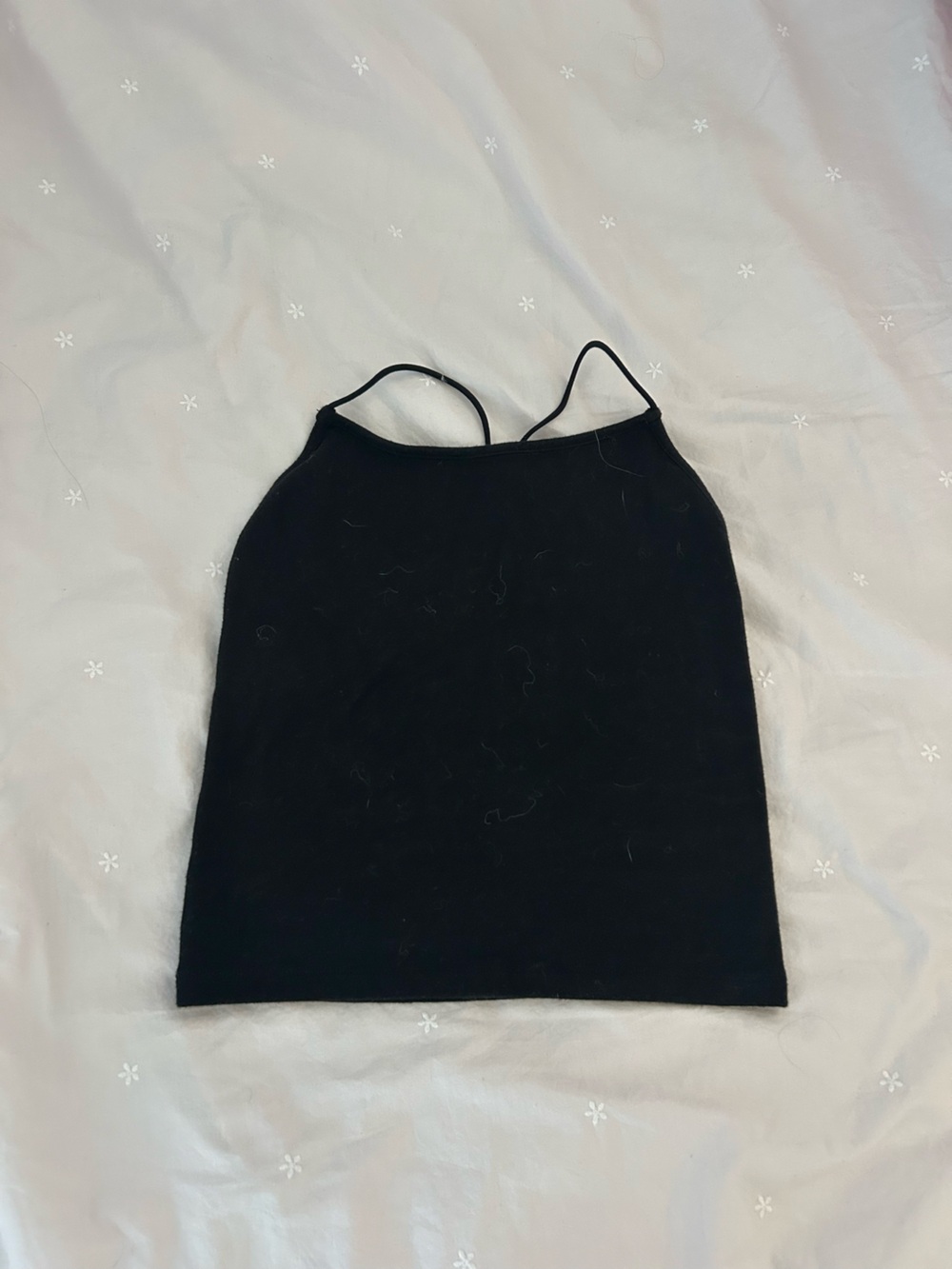 Black Strappy Women's Tank Top